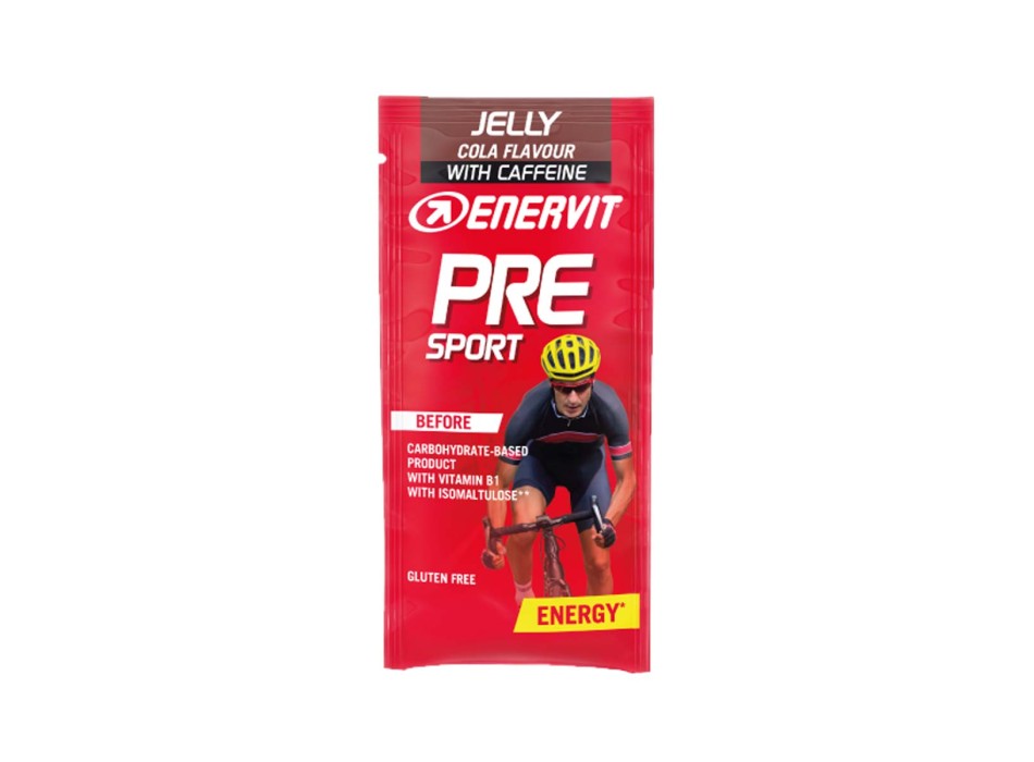 PRE SPORT JELLY - Gelatina energetica con fruttosio ed isomaltulosio ENERVIT