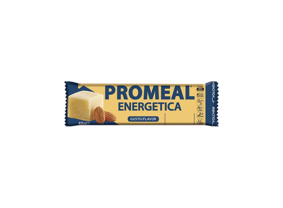 PROMEAL ENERGETICA - Barretta energetica a base di pasta di mandorla. VOLCHEM