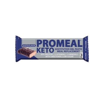 PROMEAL KETO - Barrtta proteica ideale per la dieta Ketogenica VOLCHEM