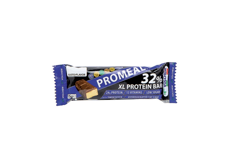 PROMEAL XL 32% - Barretta proteica da 75g con aggiunta di vitamine VOLCHEM