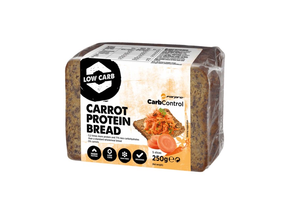 PROTEIN BREAD - Pane proteico a basso contenuto di carboidrati e zuccheri, aromatizzato. FORPRO