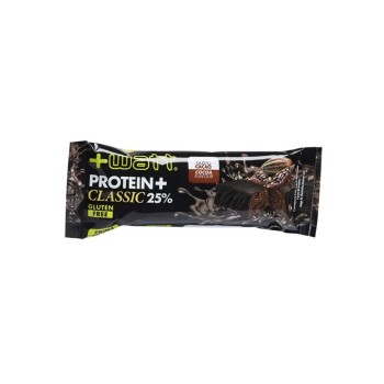 PROTEIN+CLASSIC 25% - Barretta proteica al 25%, ricoperta di cioccolato fondente +WATT