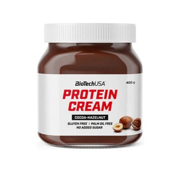 PROTEIN CREAM - BIOTECHUSA - Crema spalmabile proteica alla nocciola BIOTECH USA