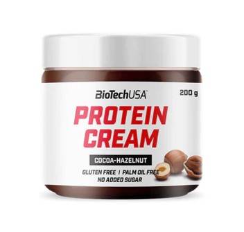 PROTEIN CREAM - BIOTECHUSA - Crema spalmabile proteica alla nocciola BIOTECH USA