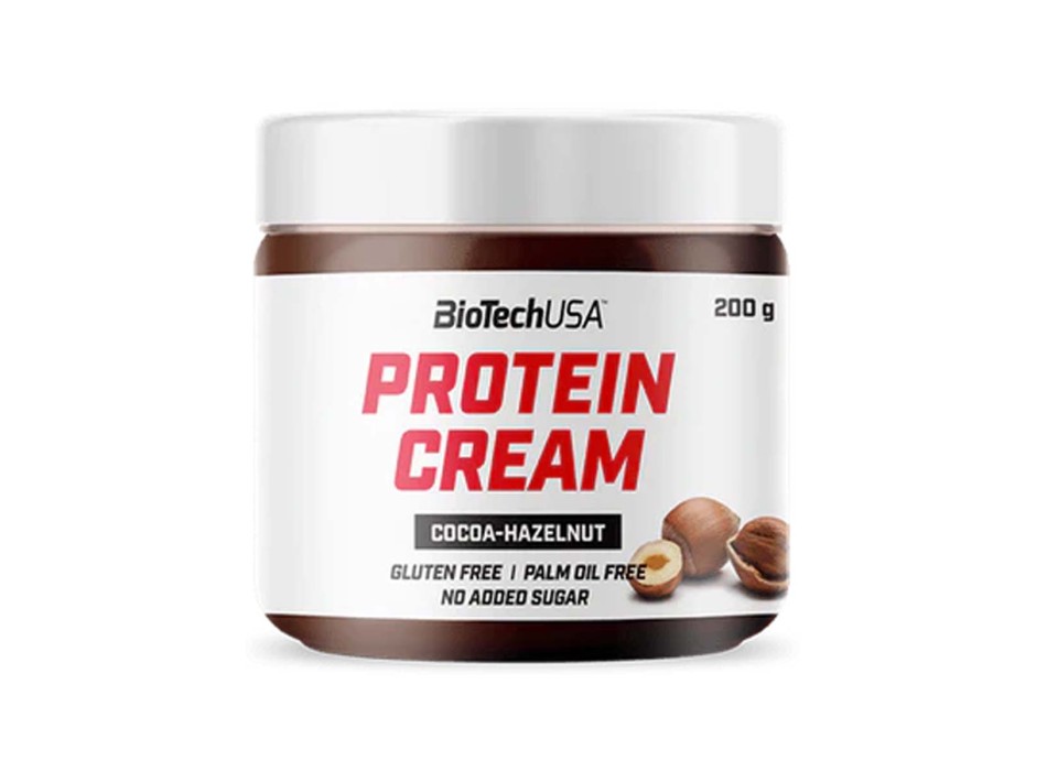 PROTEIN CREAM - BIOTECHUSA - Crema spalmabile proteica alla nocciola BIOTECH USA