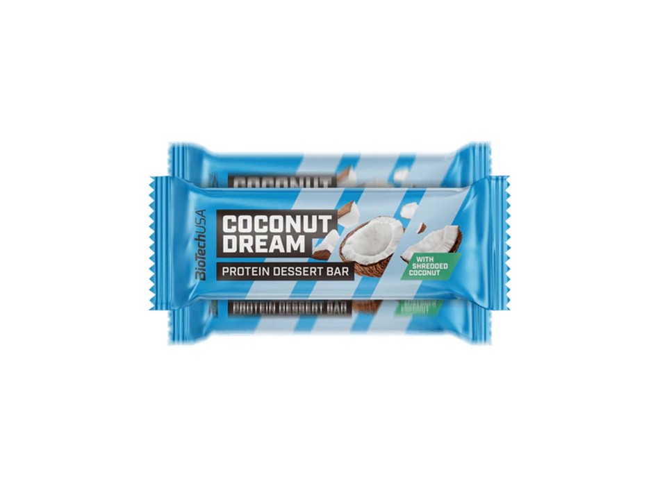 PROTEIN DESSERT BAR - Barretta proteica, senza glutine e olio di palma. BIOTECH USA