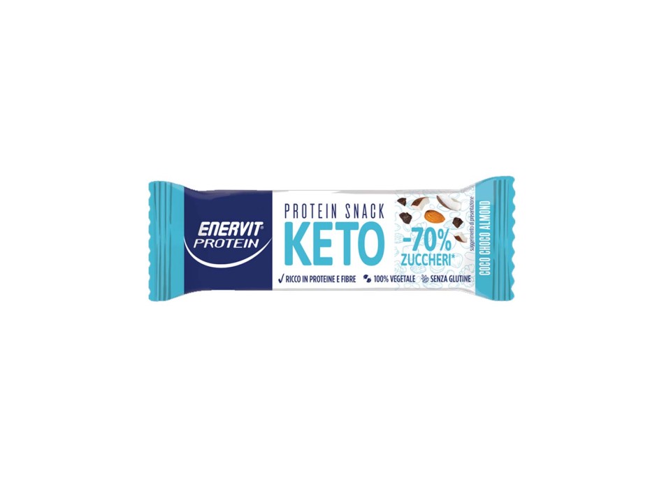 PROTEIN KETO SNACK - Barretta ideale per la dieta Ketogenica ENERVIT