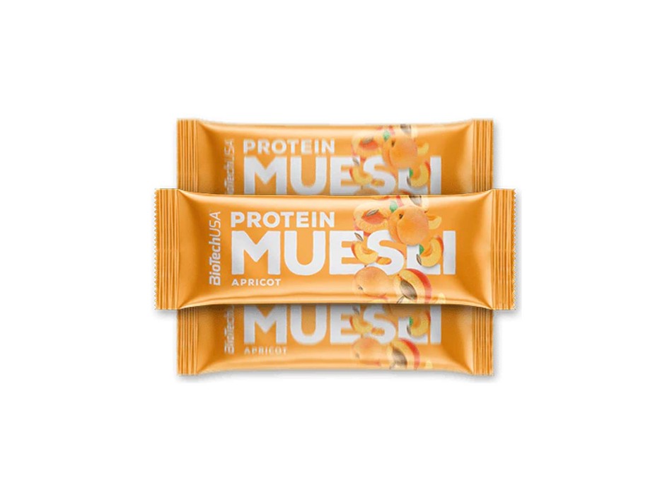 PROTEIN MUESLI - Barretta al muesli con proteine, vitamine e minerali BIOTECH USA