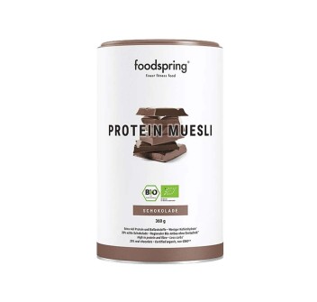 PROTEIN MUESLI - FOODSPRING - Muesli Proteico con fiocchi d'avena e aromi vari FOODSPRING