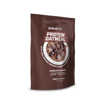 PROTEIN OATMEAL - Preparato con avena, proteine e frutta disidratata BIOTECH USA