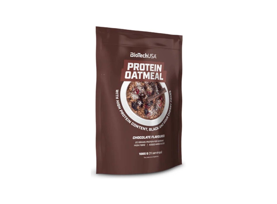 PROTEIN OATMEAL - Preparato con avena, proteine e frutta disidratata BIOTECH USA