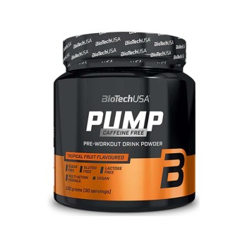 PUMP - Pre-Workout con 19 principi attivi senza caffeina BIOTECH USA