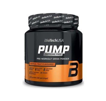 PUMP - Pre-Workout con 19 principi attivi senza caffeina BIOTECH USA