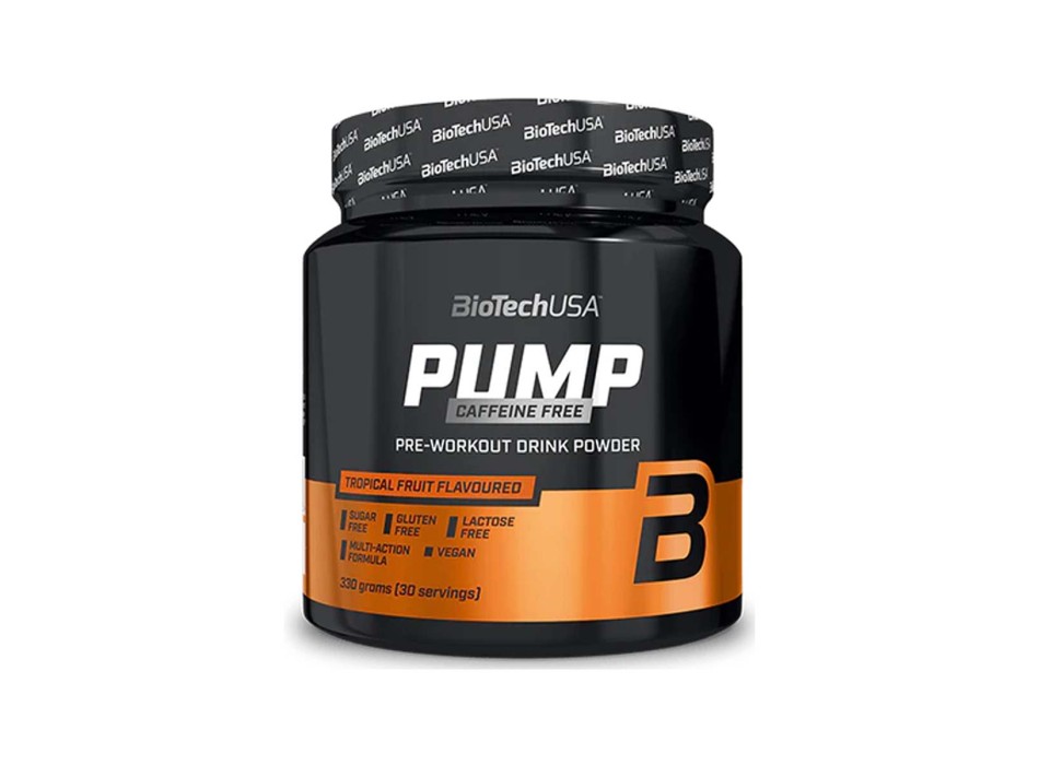 PUMP - Pre-Workout con 19 principi attivi senza caffeina BIOTECH USA