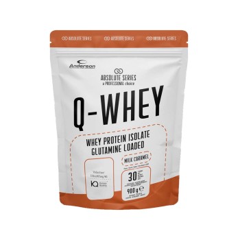 Q-WHEY - Proteine Isolate del siero del latte con Glutammina e Vitamina B ABSOLUTE SERIES