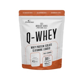 Q-WHEY - Proteine Isolate del siero del latte con Glutammina e Vitamina B ABSOLUTE SERIES