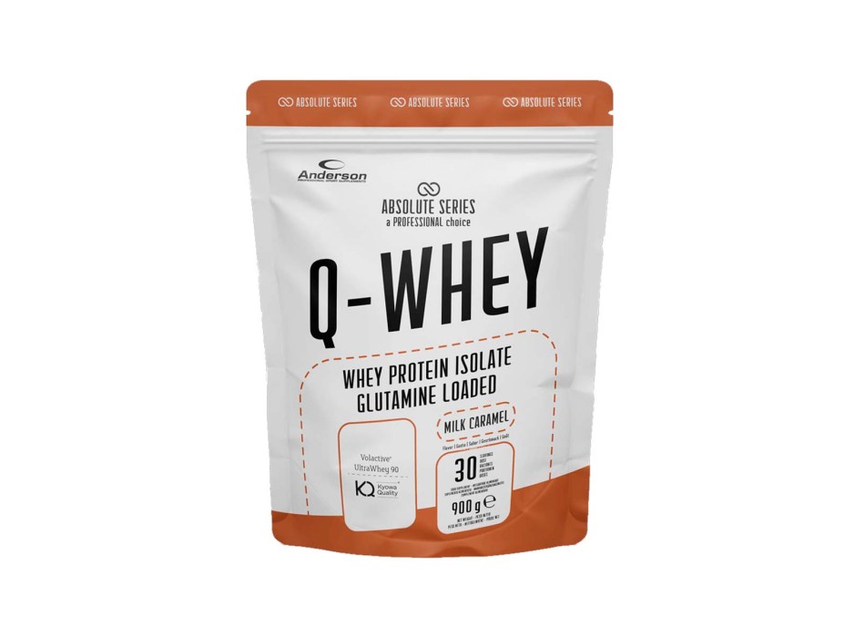 Q-WHEY - Proteine Isolate del siero del latte con Glutammina e Vitamina B ABSOLUTE SERIES