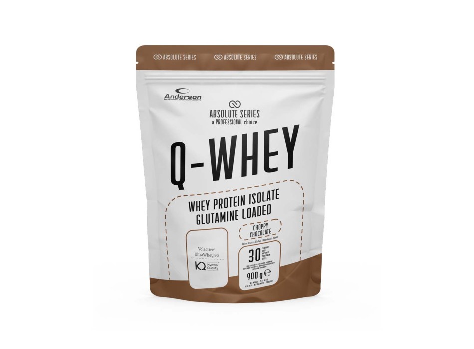 Q-WHEY - Proteine Isolate del siero del latte con Glutammina e Vitamina B ABSOLUTE SERIES