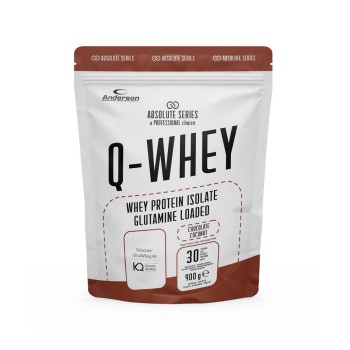 Q-WHEY - Proteine Isolate del siero del latte con Glutammina e Vitamina B ABSOLUTE SERIES