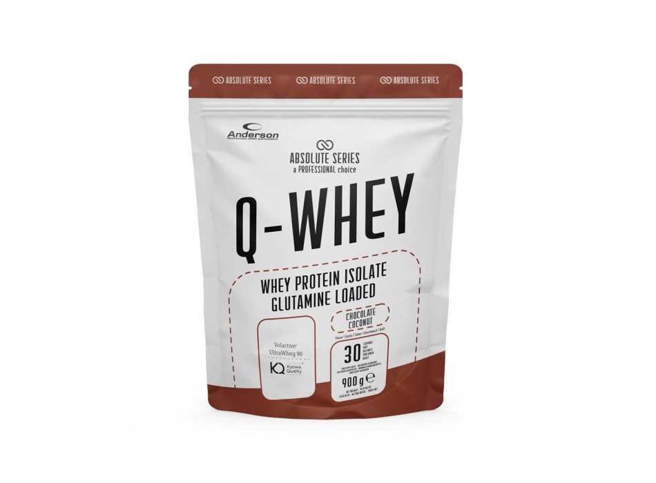 Q-WHEY - Proteine Isolate del siero del latte con Glutammina e Vitamina B ABSOLUTE SERIES