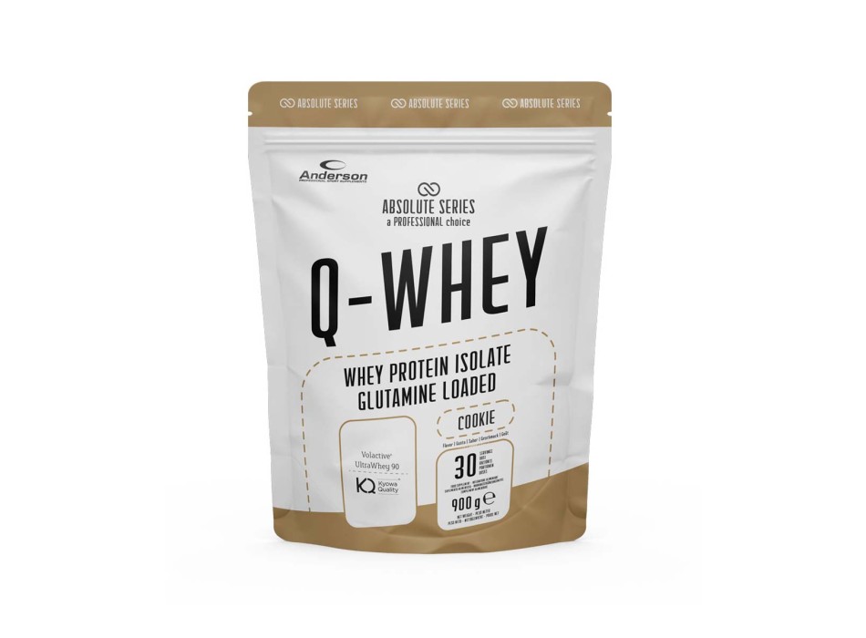 Q-WHEY - Proteine Isolate del siero del latte con Glutammina e Vitamina B ABSOLUTE SERIES