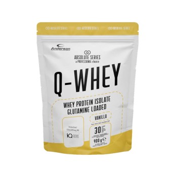 Q-WHEY - Proteine Isolate del siero del latte con Glutammina e Vitamina B ABSOLUTE SERIES