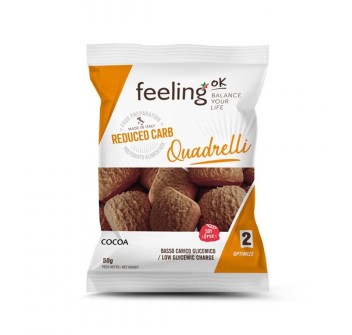 QUADRELLI OPTIMIZE - Biscotti proteici a ridotto contenuto di carboidrati FEELING OK