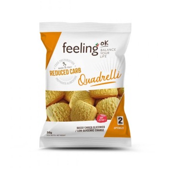 QUADRELLI OPTIMIZE - Biscotti proteici a ridotto contenuto di carboidrati FEELING OK