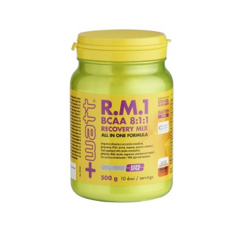 R.M.1 BCAA 8:1:1 RECOVERY MIX - Integratore post-workout con aminoacidi, sali minerali e vitamine +WATT