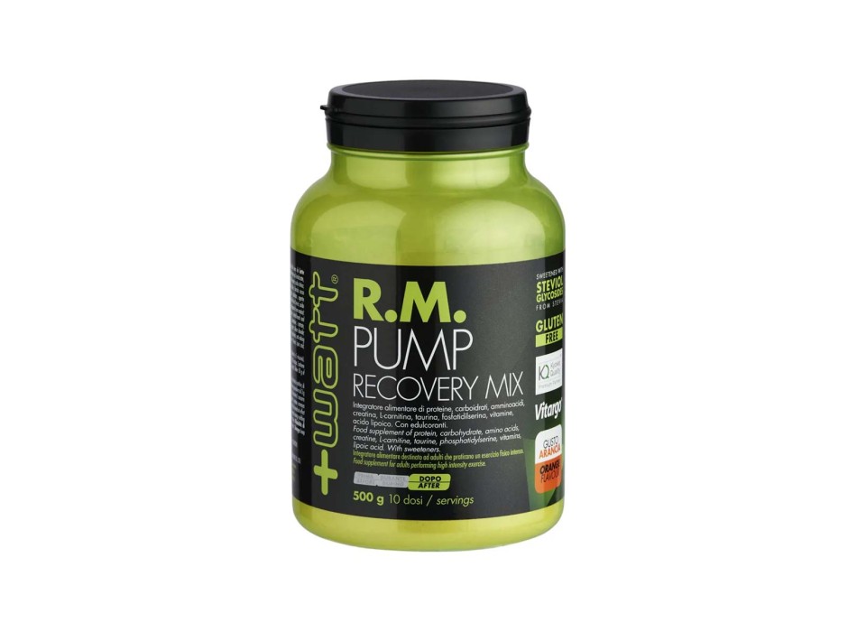 R.M. PUMP RECOVERY MIX - Integratore post-workout con aminoacidi, sali minerali e vitamine +WATT