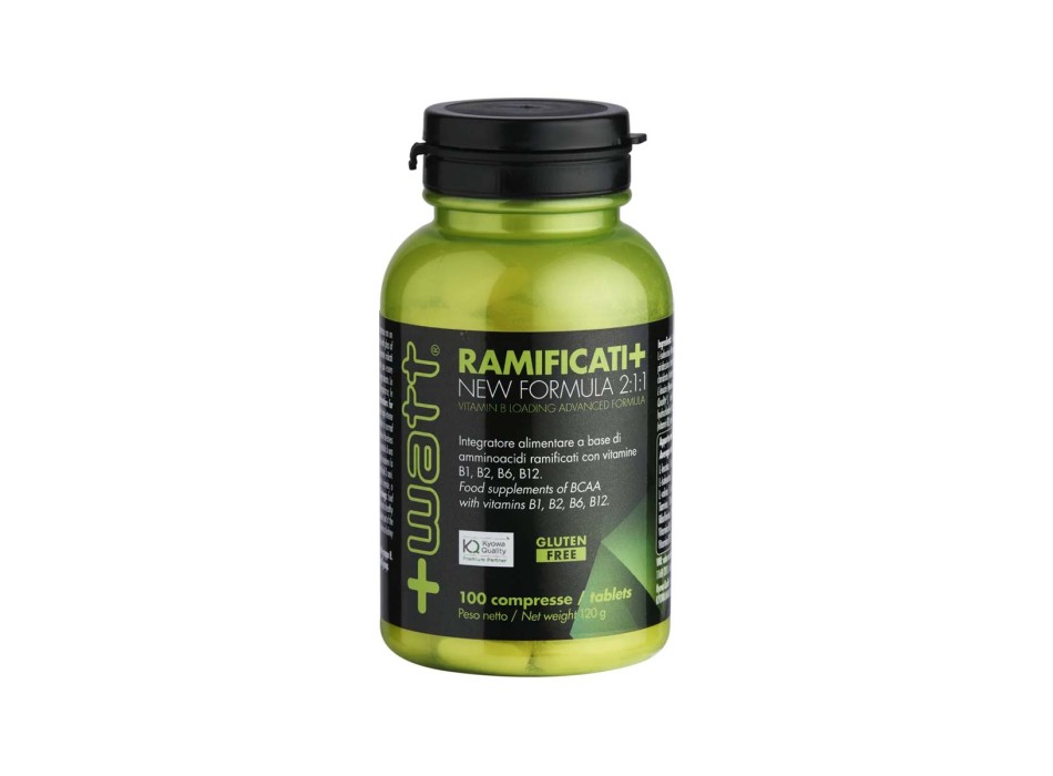 RAMIFICATI+ NEW FORMULA 2:1:1 - Aminoacidi ramificati 2:1:1 con vitamina B6 +WATT