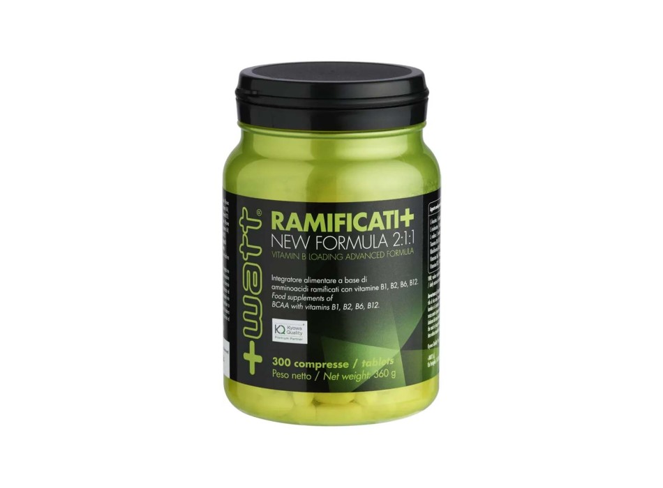 RAMIFICATI+ NEW FORMULA 2:1:1 - Aminoacidi ramificati 2:1:1 con vitamina B6 +WATT