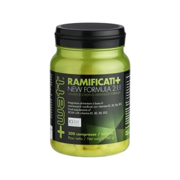 RAMIFICATI+ NEW FORMULA 2:1:1 - Aminoacidi ramificati 2:1:1 con vitamina B6 +WATT