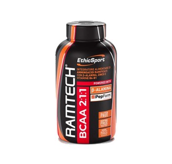 RAMTECH BCAA 2:1:1 - Aminoacidi ramificati 2:1:1 con B-alanina, Zinco e Vitamina B ETHICSPORT