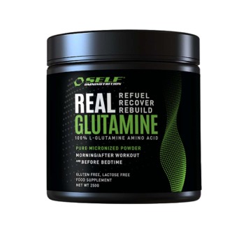 REAL GLUTAMINE - Integratore di Glutammina in polvere SELF OMNINUTRITION