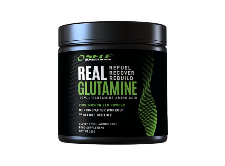 REAL GLUTAMINE - Integratore di Glutammina in polvere SELF OMNINUTRITION