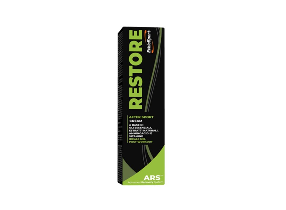 RESTORE - Crema gel defaticante e distensiva, efficace per il recupero muscolare ETHICSPORT