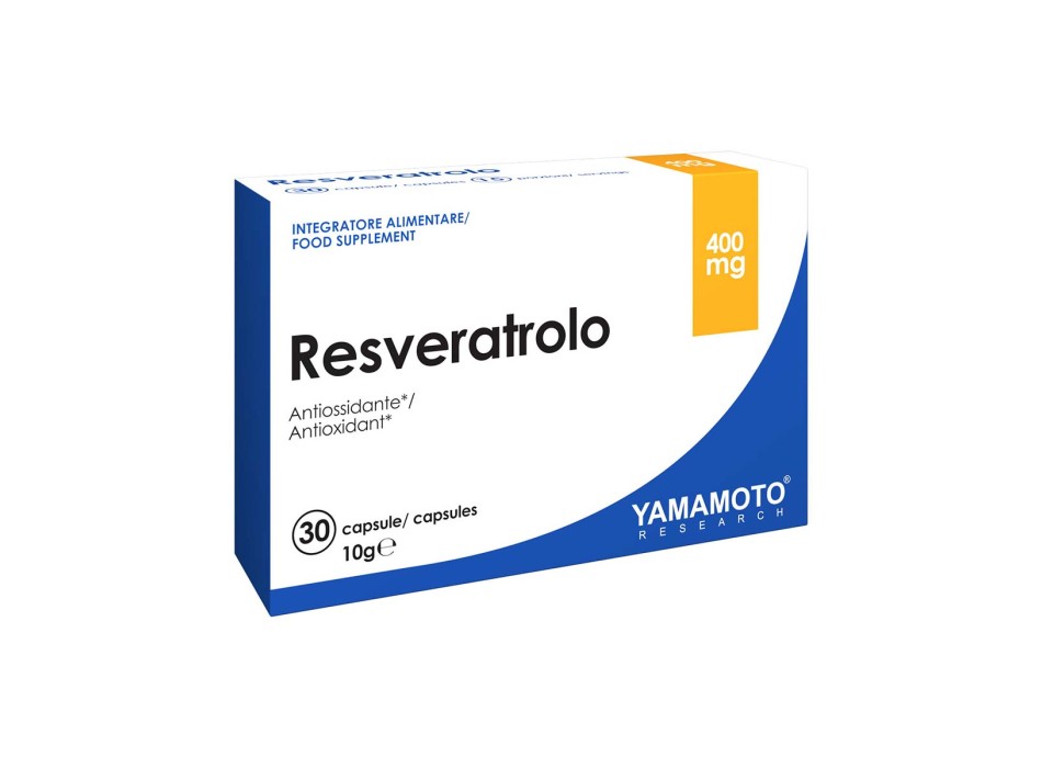 RESVERATROLO - Integratore antiossidante a base di estratto di Resveratolo YAMAMOTO NUTRITION