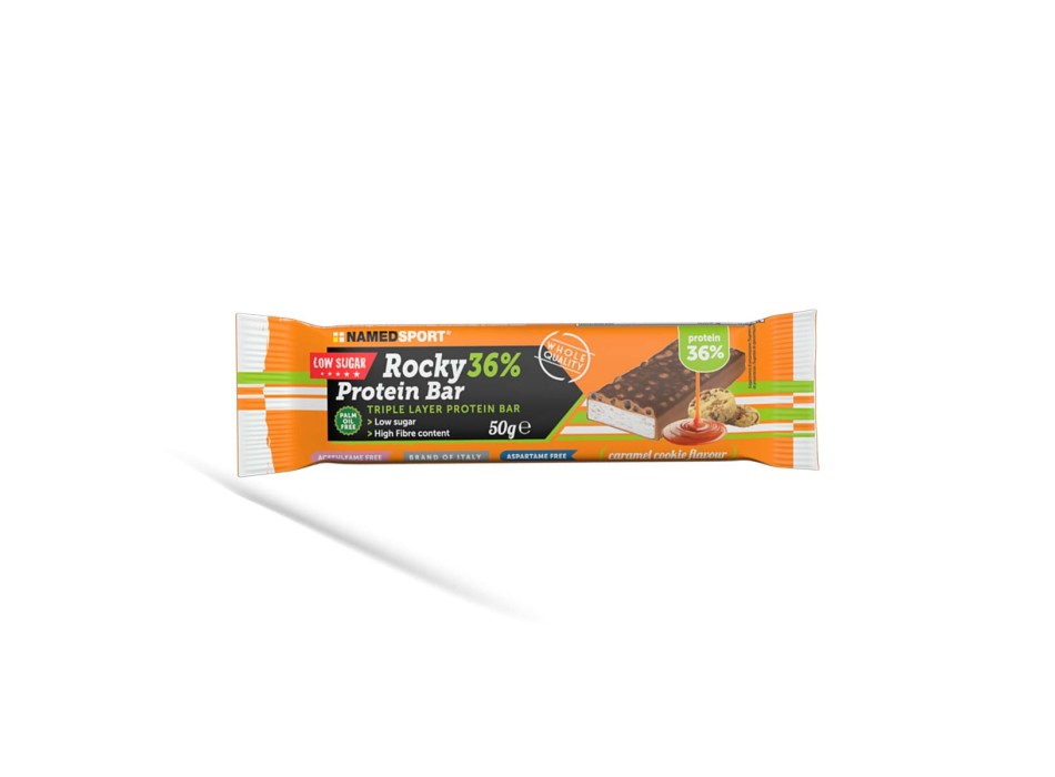 ROCKY 36% PROTEIN BAR - Barretta proteica con proteine del latte e della soia NAMEDSPORT