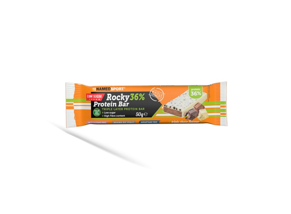 ROCKY 36% PROTEIN BAR - Barretta proteica con proteine del latte e della soia NAMEDSPORT