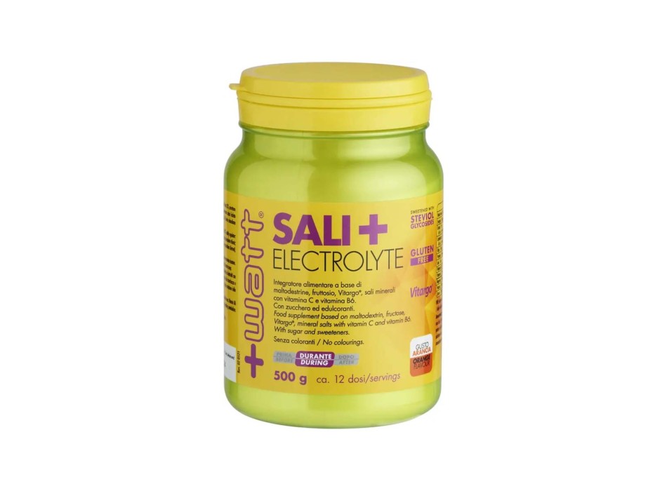 SALI+ELECTROLYTE - Integratore a base di sali minerali, fruttosio, maltodestrine e vitargo® +WATT