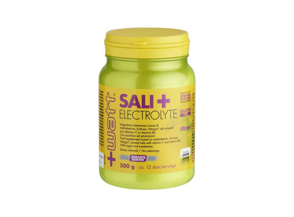 SALI+ELECTROLYTE - Integratore a base di sali minerali, fruttosio, maltodestrine e vitargo® +WATT