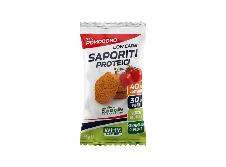 SAPORITI PROTEICI - Snack proteico ad alto contenuto di fibre WHY NATURE