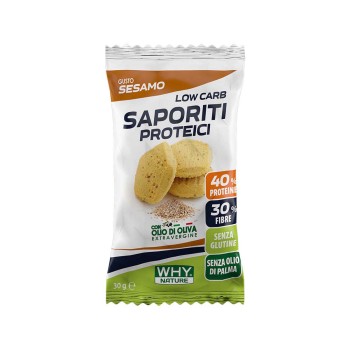 SAPORITI PROTEICI - Snack proteico ad alto contenuto di fibre WHY NATURE