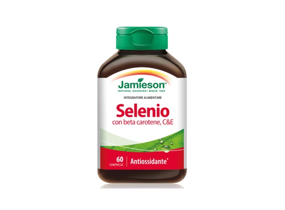 SELENIO CON BETA CAROTENE C & E - Integratore a base di Selenio con Betacarotene C & E JAMIESON