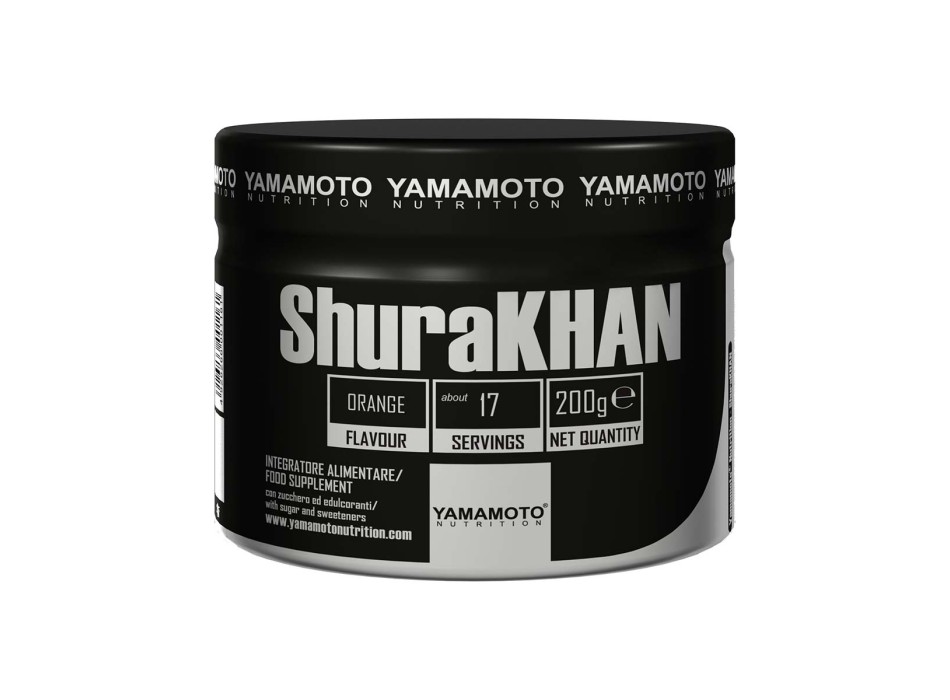 SHURAKHAN - Pre-workout con carnitina, Glutammina, Glutatione e Citicolina ed estratti vegetali YAMAMOTO NUTRITION