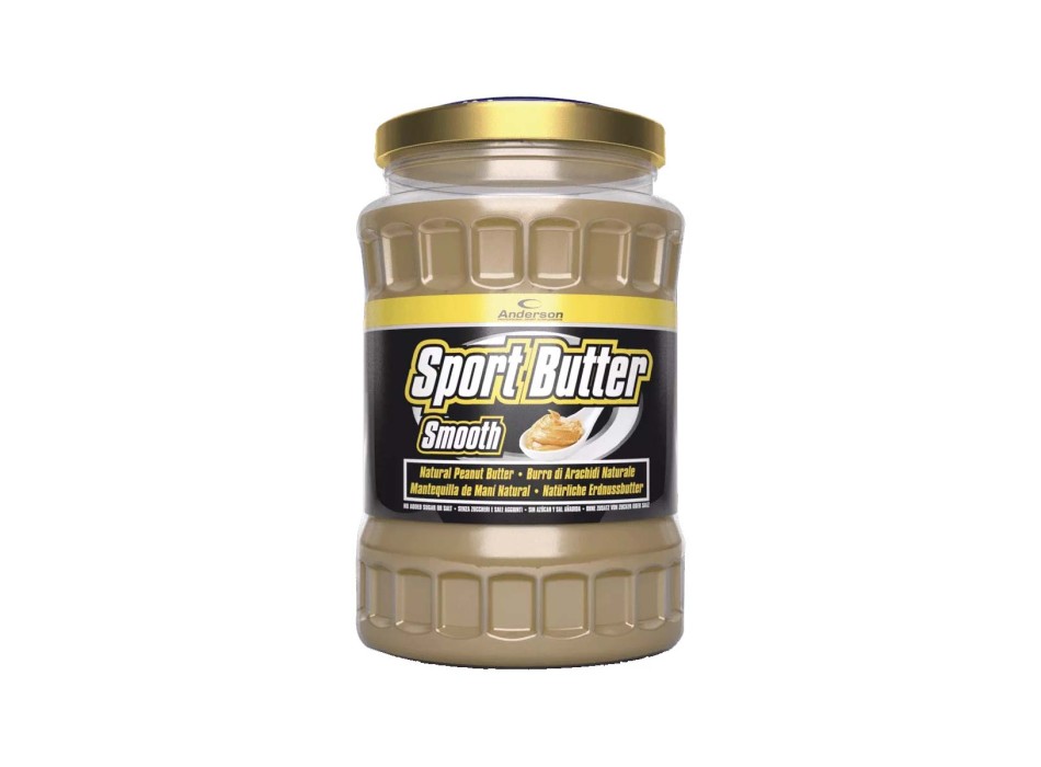 SPORT BUTTER SMOOTH - Burro di arachidi puro, naturale al 100% ANDERSON