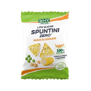 SPUNTINI ZERO LOW SUGAR - Snack proteico ad alto contenuto di fibre WHY NATURE