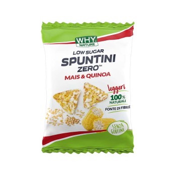 SPUNTINI ZERO LOW SUGAR - Snack proteico ad alto contenuto di fibre WHY NATURE