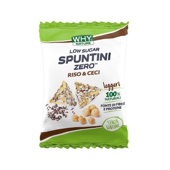 SPUNTINI ZERO LOW SUGAR - Snack proteico ad alto contenuto di fibre WHY NATURE